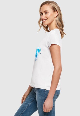 ABSOLUTE CULT Ladies Superman Logo Svalbard Take Me Home Box Tee ' ' in Weiß