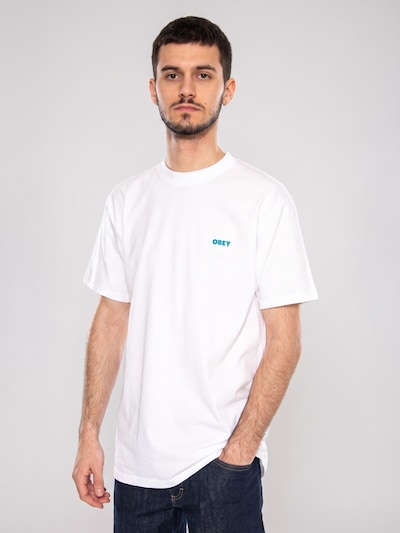 Obey T-Shirt 'Future Unwritten Tee White' en S en blanc, Vue avec produit