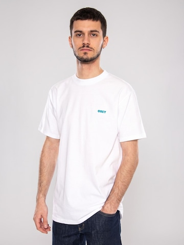 T-Shirt 'Future Unwritten Tee White' Obey en blanc : devant
