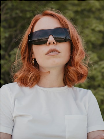 VEYREY Sunglasses 'Binneon' in Black: front