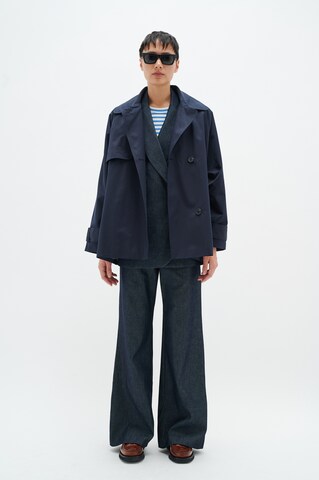 InWear Between-Seasons Coat 'MinonaI' in Blue