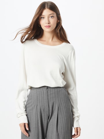 Pull-over 'Tana' Peppercorn en blanc : devant