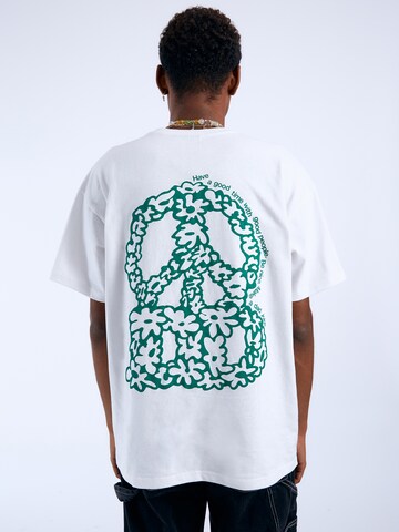 Dr. Denim Shirt 'Trooper' in White: front