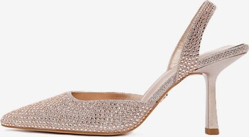 Derimod Slingpumps in Goud: voorkant