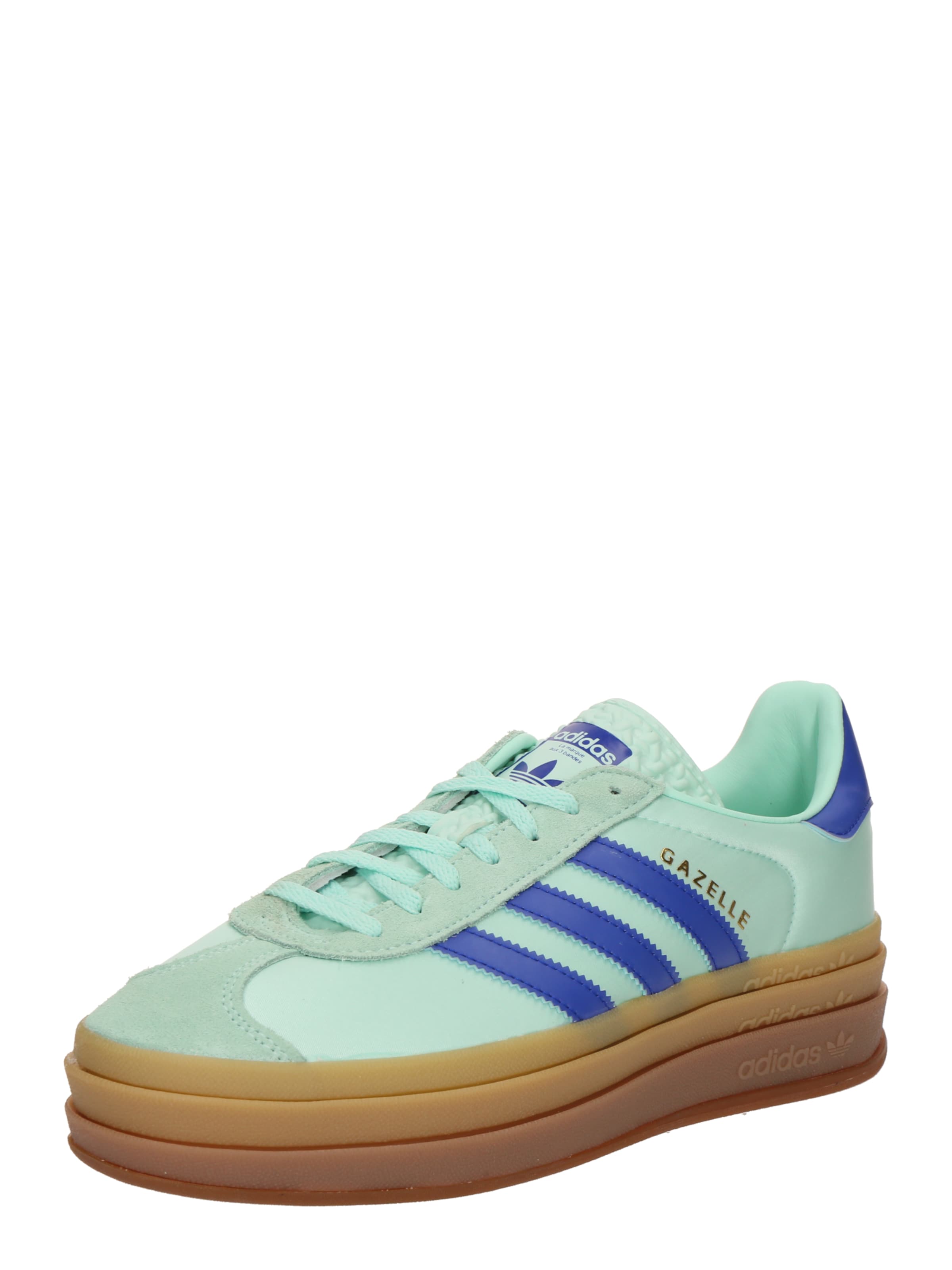 Baskets basses 'GAZELLE BOLD' ADIDAS ORIGINALS en bleu : devant