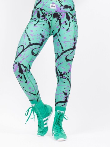 Skinny Sous-vêtements de sport Eivy en vert : devant