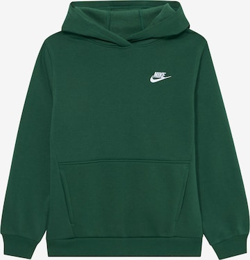 žalia Nike Sportswear Megztinis be užsegimo 'Club Fleece': priekis
