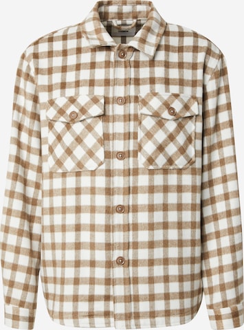Veste mi-saison 'Benjamin' DAN FOX APPAREL en marron : devant