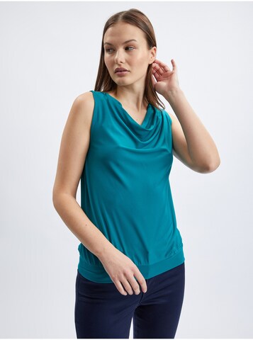 Orsay Top 'Shiny' in Green: front