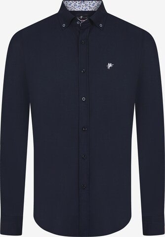 DENIM CULTURE - Camisa 'FYODOR' en azul: frente