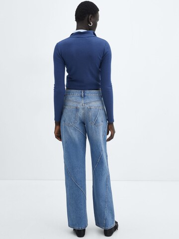 MANGO Loosefit Jeans 'Rossi' in Blau