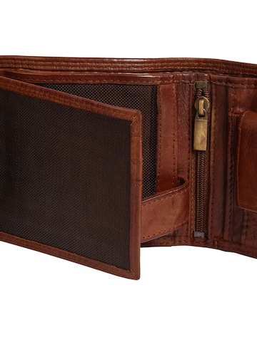 Porte-monnaies piké en marron