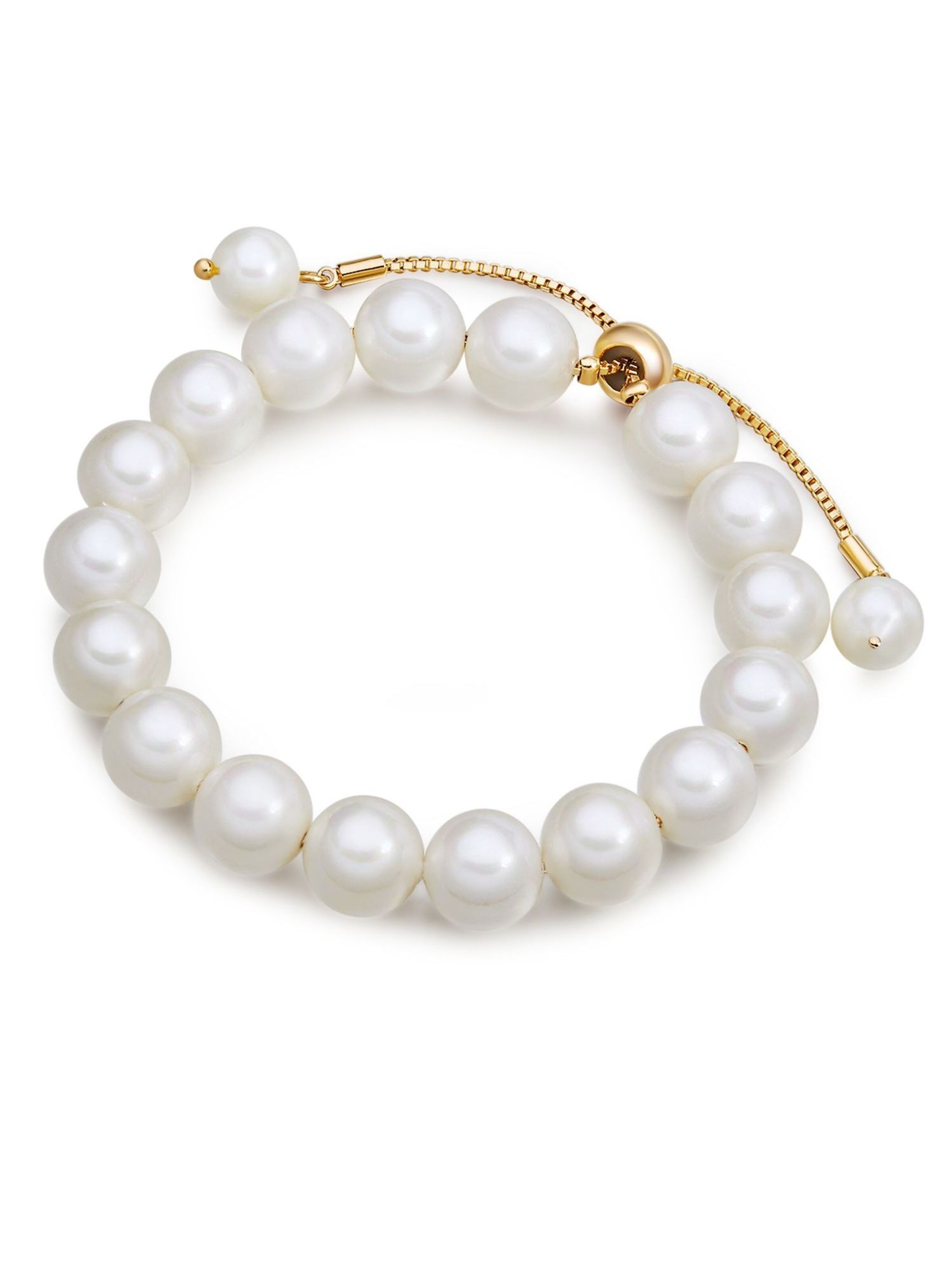 Lulu & Jane - Pulsera en blanco: frente