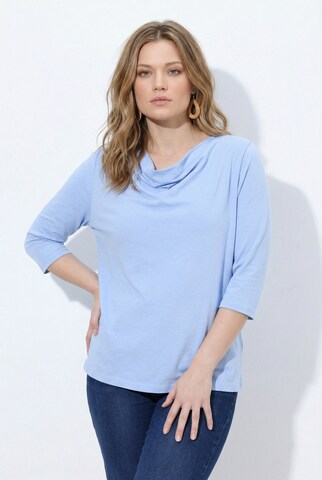 Ulla Popken Langarmshirt in Blau