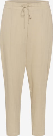 CULTURE Pleated Pants 'linda' in Beige: front
