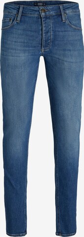 JACK & JONES Slimfit Jeans 'Liam' in Blauw: voorkant