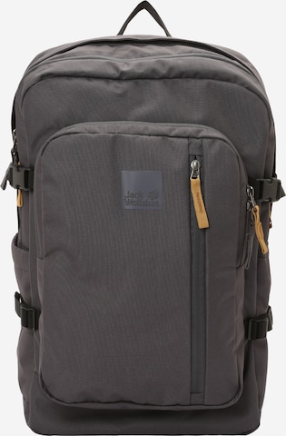 JACK WOLFSKIN - Mochilas desportivas 'Berkeley' em cinzento: frente