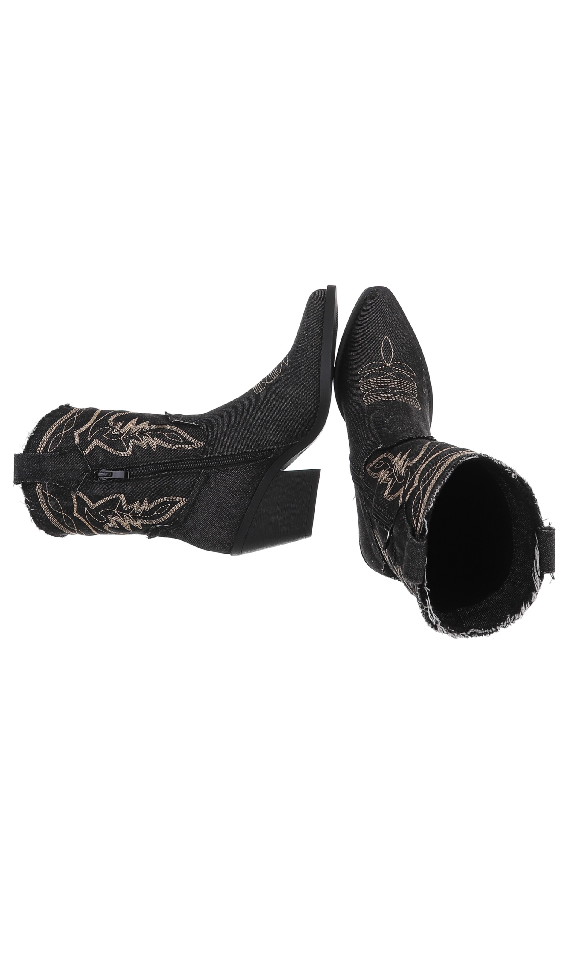 Ital-Design Cowboystiefel in Schwarz