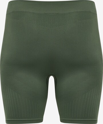 Hummel Skinny Sportbroek in Groen