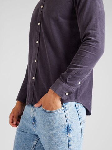 minimum Regular fit Button Up Shirt 'Walther' in Grey