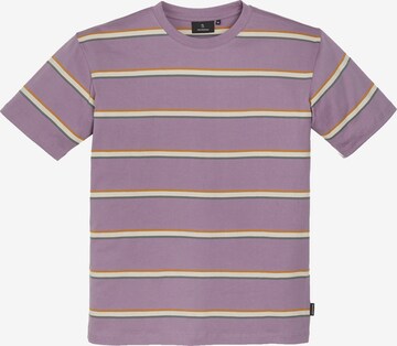 T-Shirt recolution en violet : devant