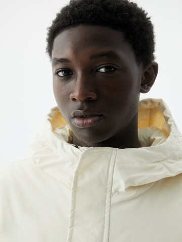 Pull&Bear Winter Jacket in Beige