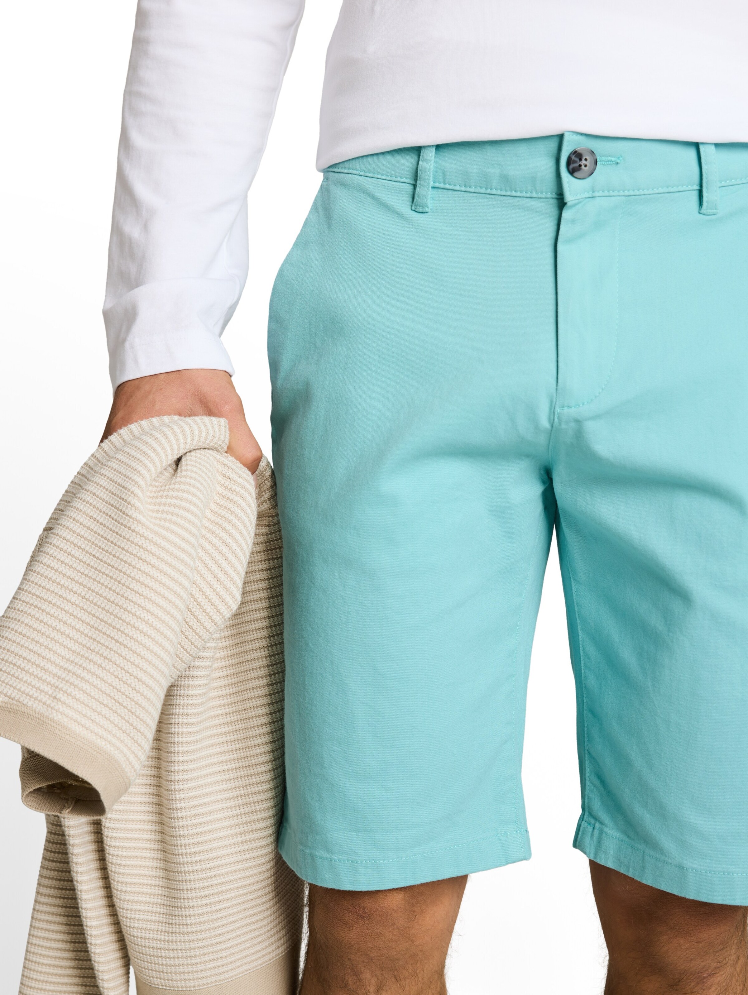 TOM TAILOR Regular Chino in Groen