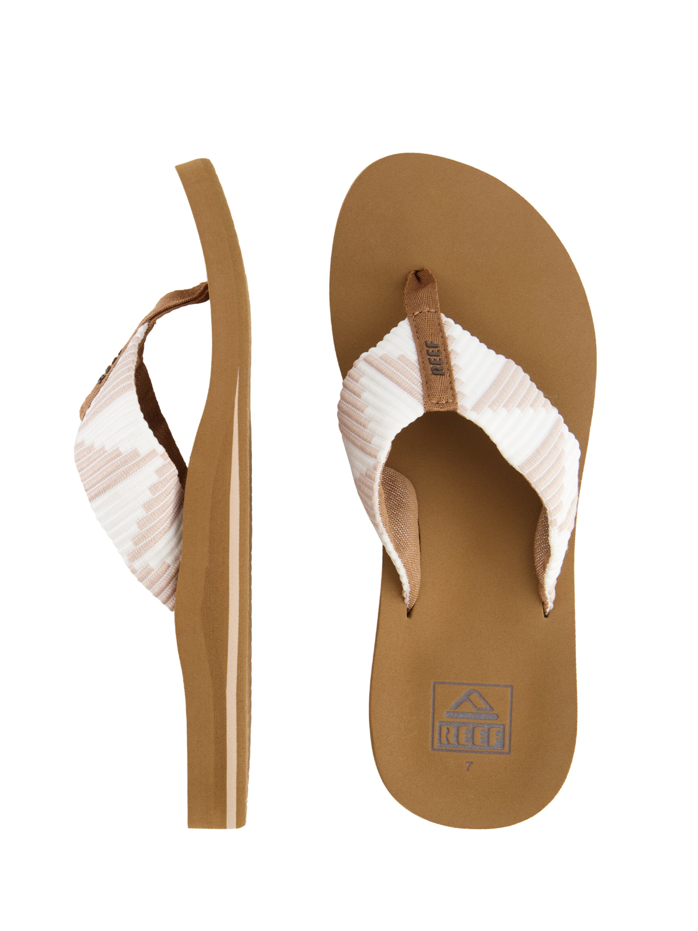 REEF Strand-/badschoen 'Spring Woven' in Beige