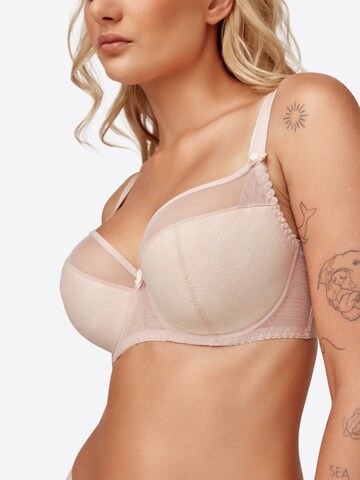 Azal T-Shirt BH 'Anita'‌‌‌‌‌‌‌‌‌ in Beige