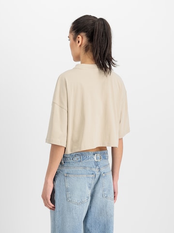 smėlio ALPHA INDUSTRIES Marškinėliai