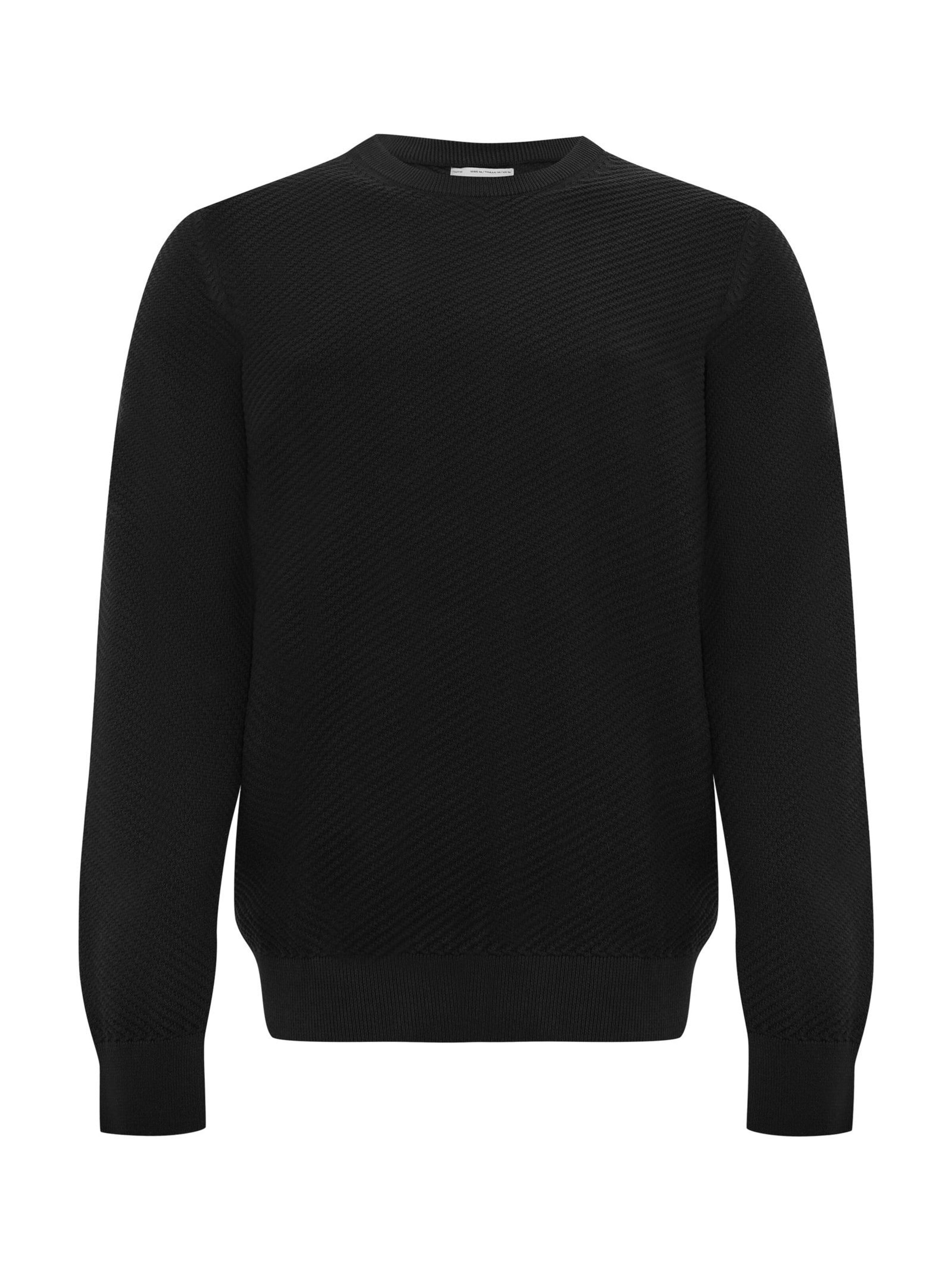 Antargo Pullover 'Ilya'‌‌‌‌‌‌‌‌ in Schwarz: Vorderseite
