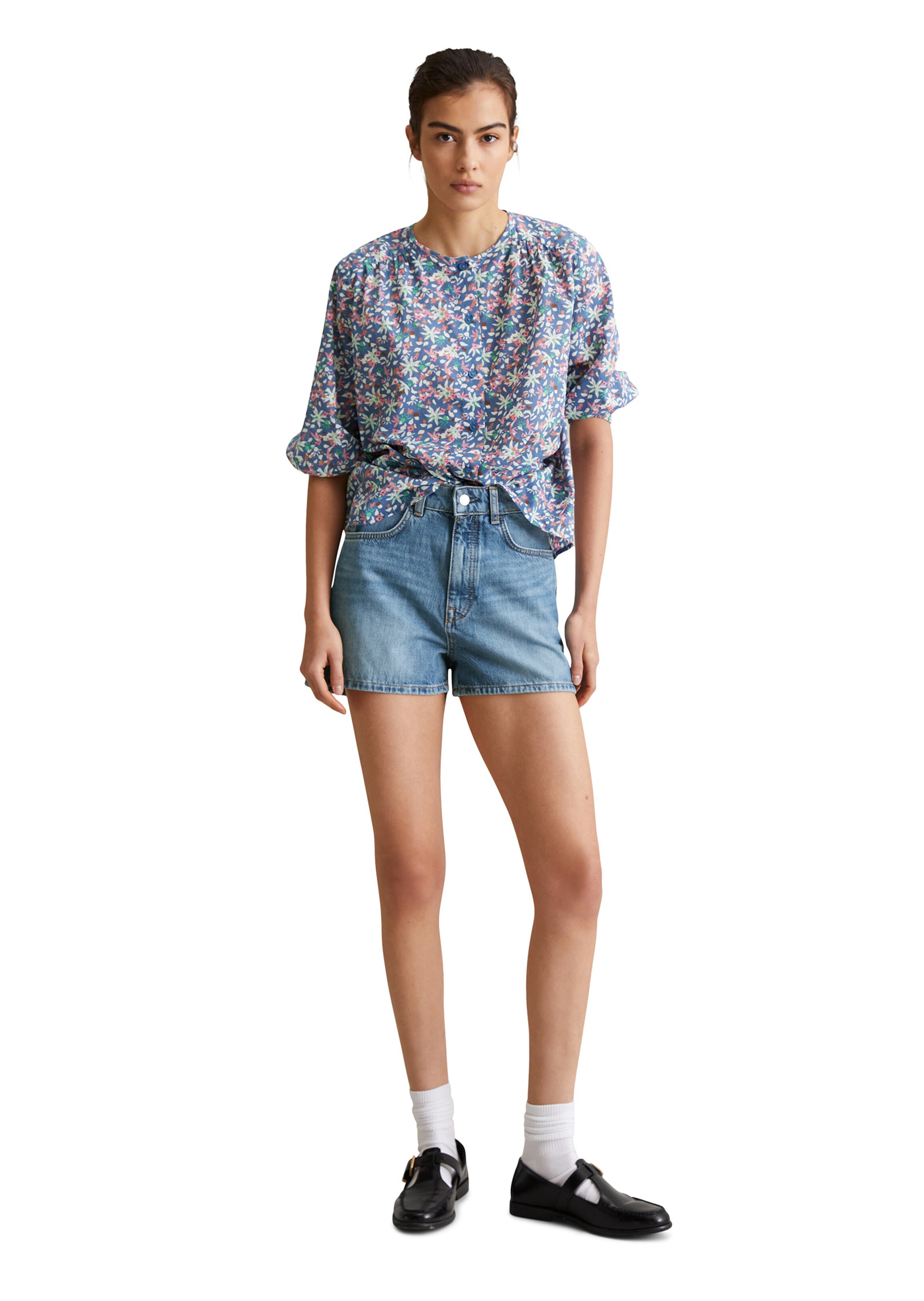 Marc O'Polo DENIM Slimfit Shorts in Blau