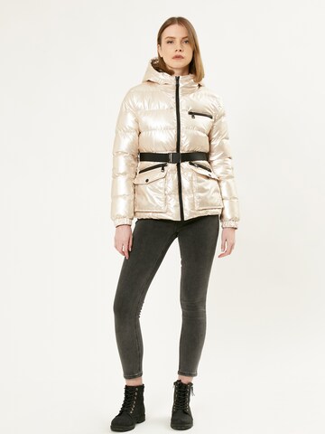 Influencer Winter Jacket in Gold