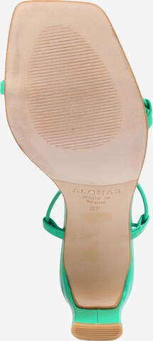 Alohas - Sandalias con hebilla 'Bellini' en verde