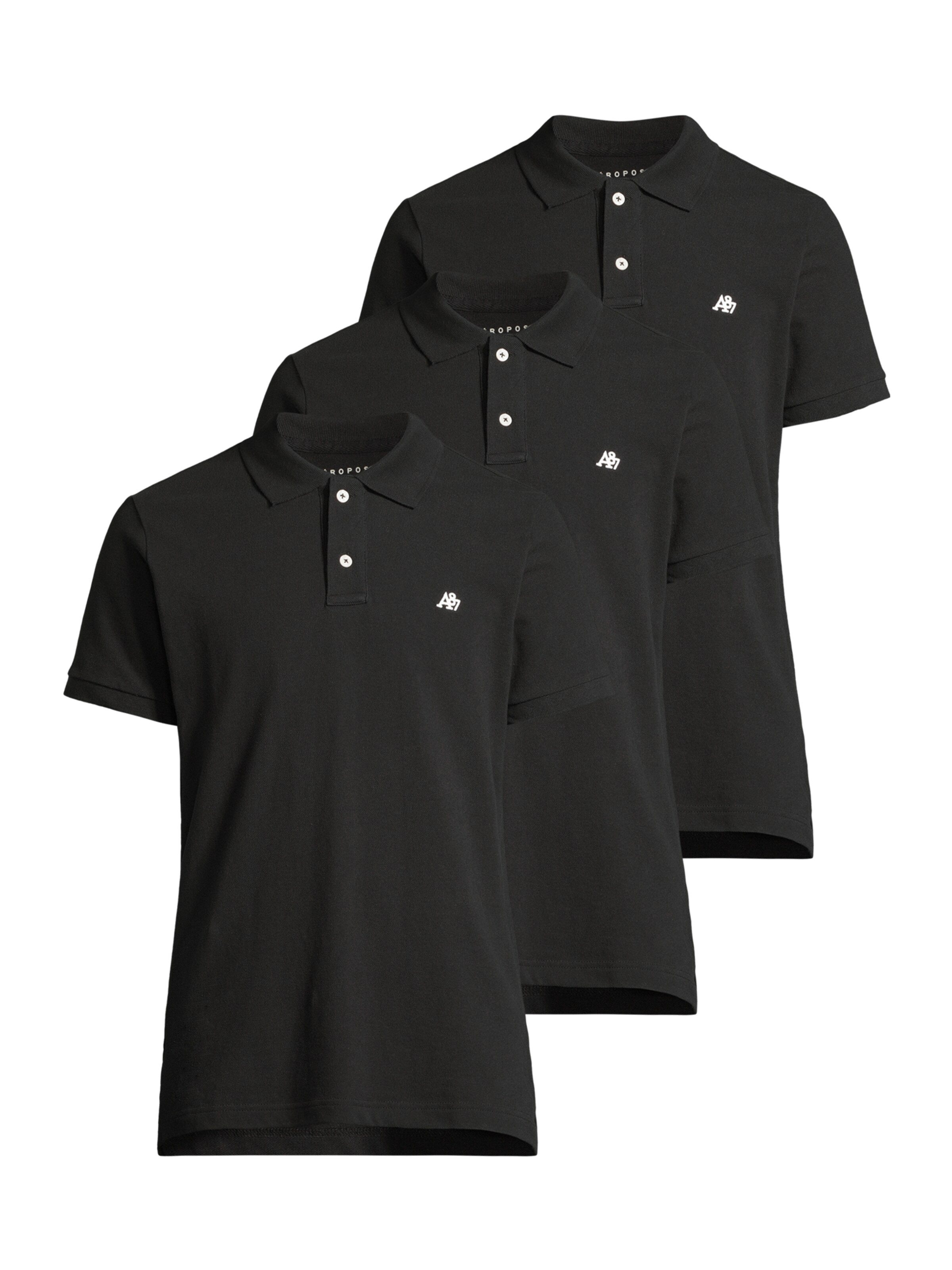 Maglietta di AÉROPOSTALE in nero: frontale