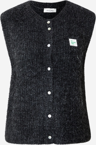 Cardigan 'EAST19MCE24' AMERICAN VINTAGE en gris : devant
