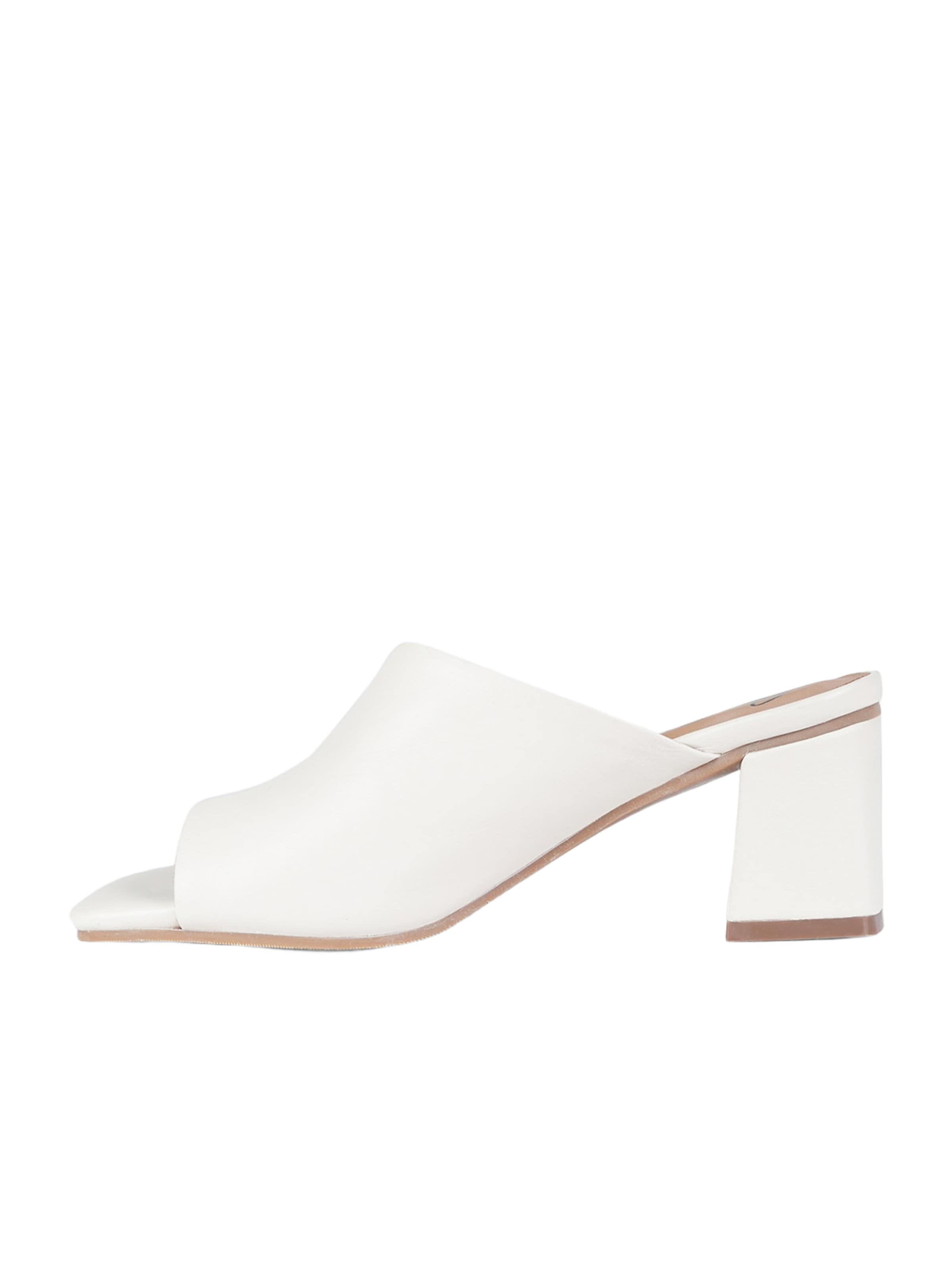 LA VITRINA Sandaal in Beige: voorkant