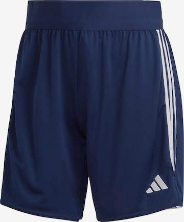 ADIDAS PERFORMANCE Regular Workout Pants 'Tiro 23 League' in Blue: front