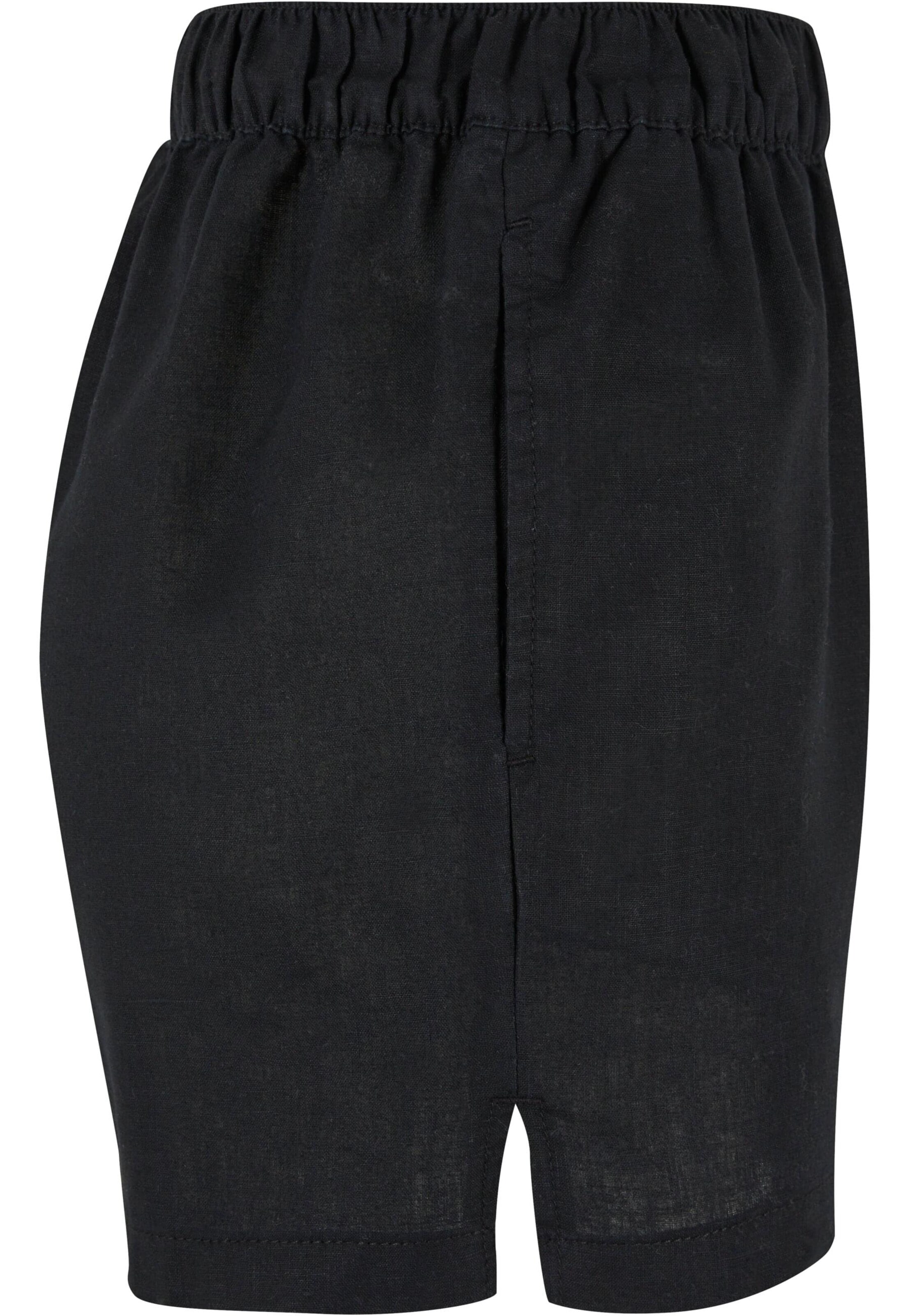 Urban ClassicsLoosefit Hlače - crna boja