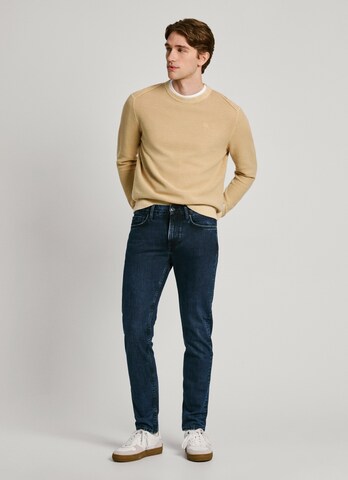 mėlyna Pepe Jeans Prigludęs Džinsai