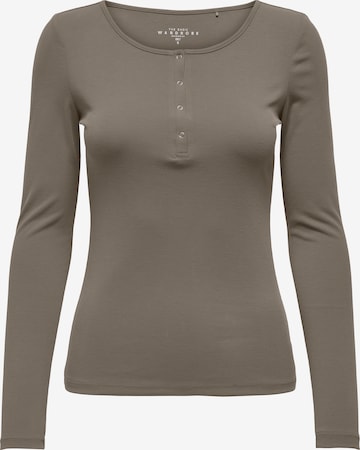 ONLY Shirt 'ONLFree' in Braun: Vorderseite