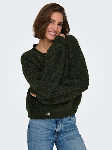 JDY Pletena jopa | zelena barva