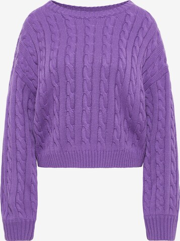 Pull-over MYMO en violet : devant