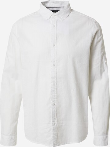 INDICODE JEANS Klasický střih Košile 'Luan' – bílá: přední strana