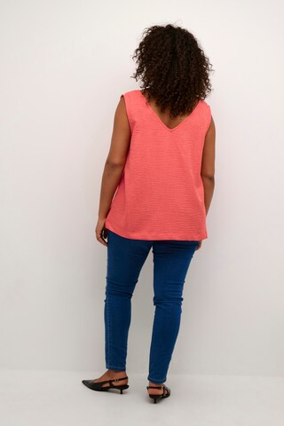 KAFFE CURVE Blouse in Orange