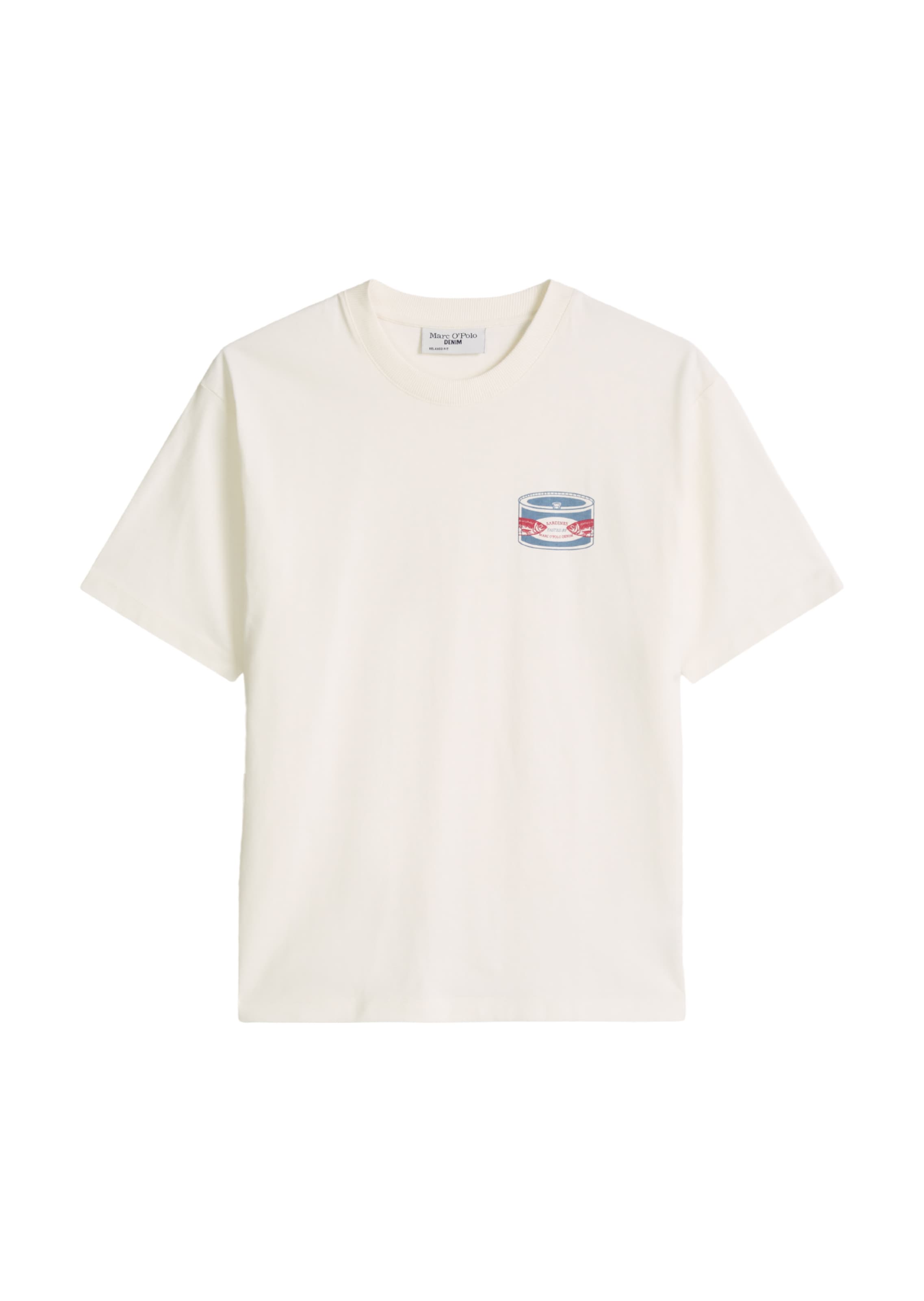Marc O'Polo DENIM T-Shirt in Weiß: Vorderseite