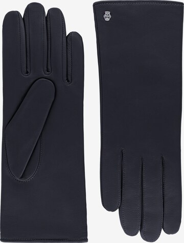 Roeckl Full Finger Gloves 'Hamburg' in Blue: front