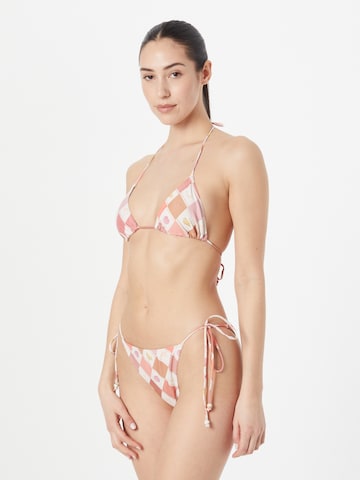 Nasty Gal Triangel Bikini und Hemd in Orange: predná strana