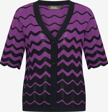 Cardigan 4funkyflavours en violet : devant