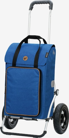 Andersen Shopper Trolley 'Bo' in Blauw: voorkant